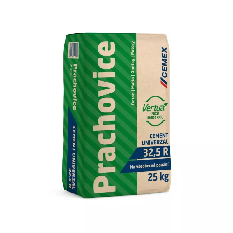 Cement UNIVERZAL Prachovice V/A (S–V) 32,5 R Cemex – 25 kg