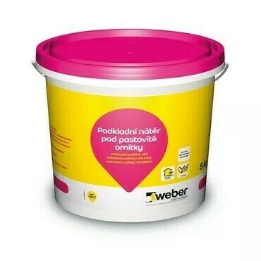 Penetrace weberpas podklad UNI žlutá 5 kg
