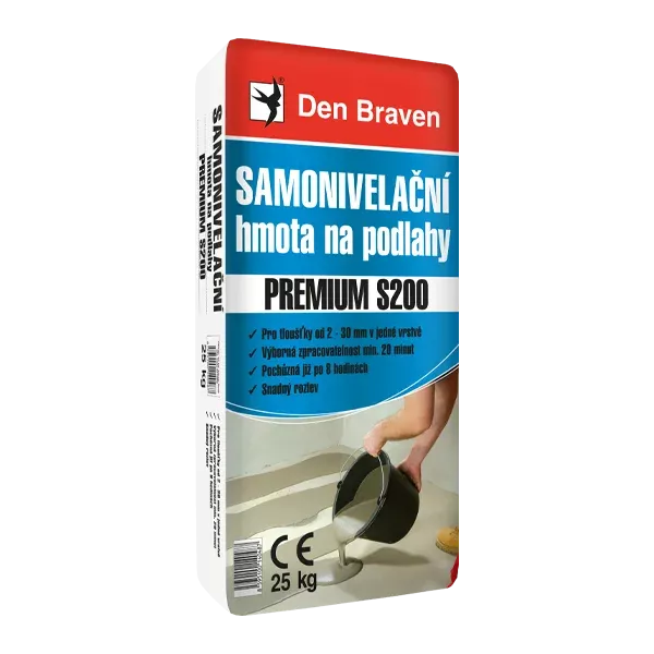 Samonivelační hmota na podlahy PREMIUM S200 20kg