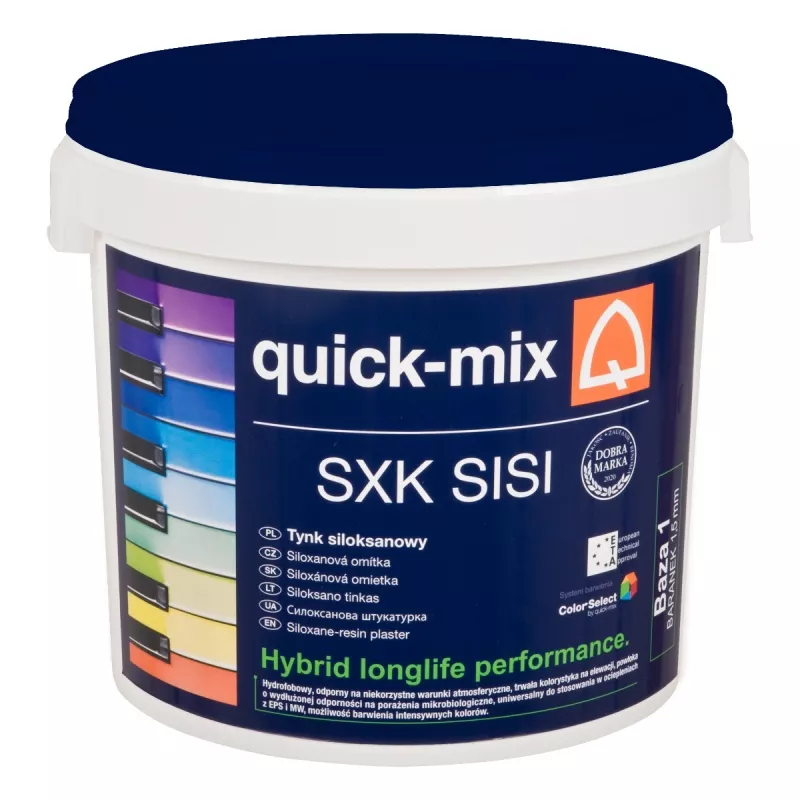 Silikonová omítka QUICKMIX bílá zr. 25kg
